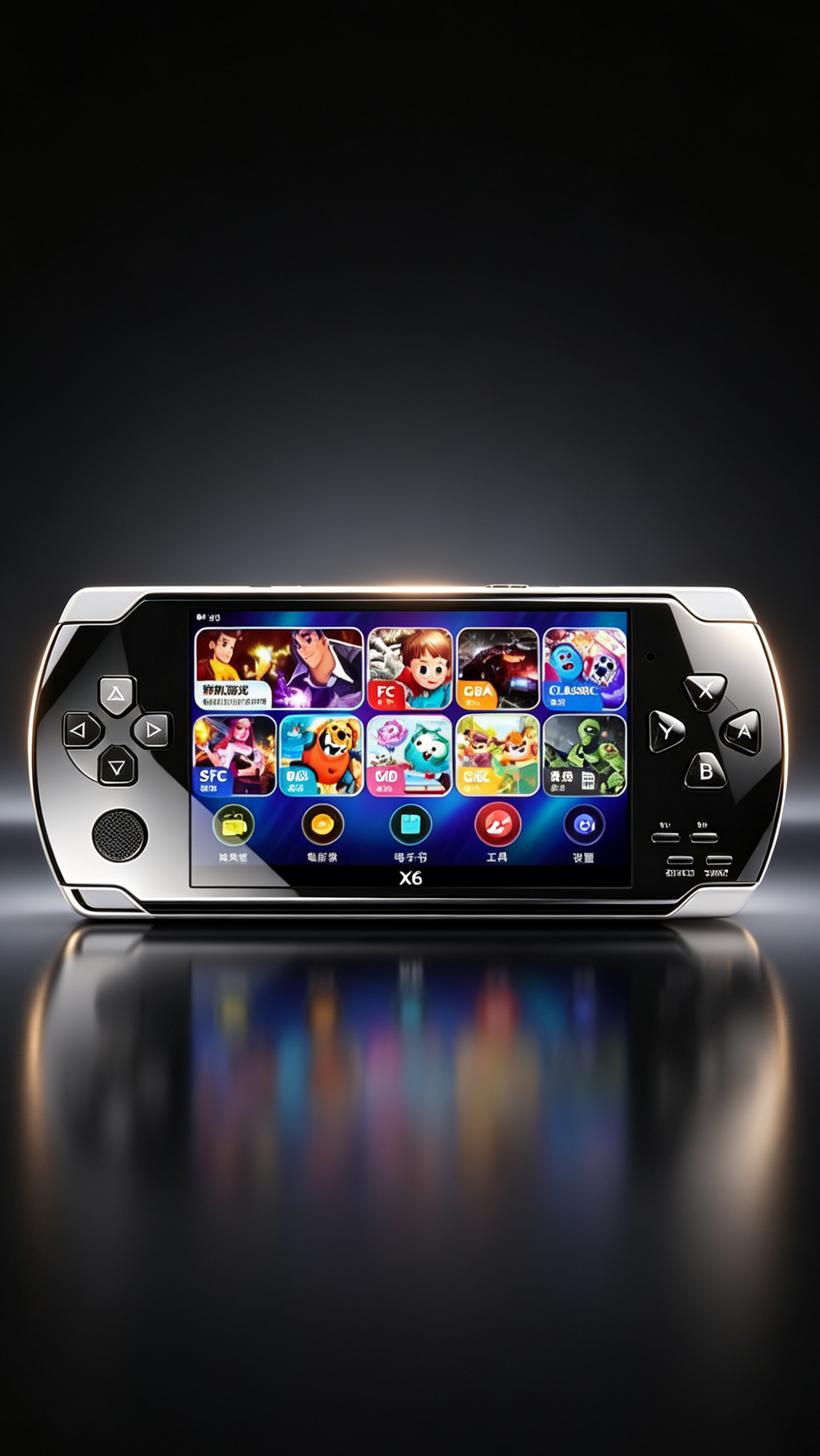 X6 Handheld Portable Game Console with 1500 Games