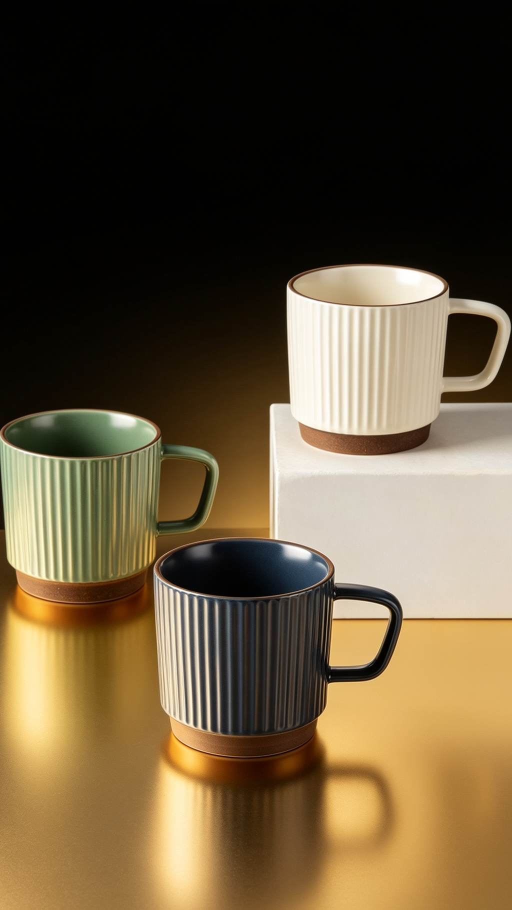 Japanese Retro Ceramic Coffee Mug - Nordic Style