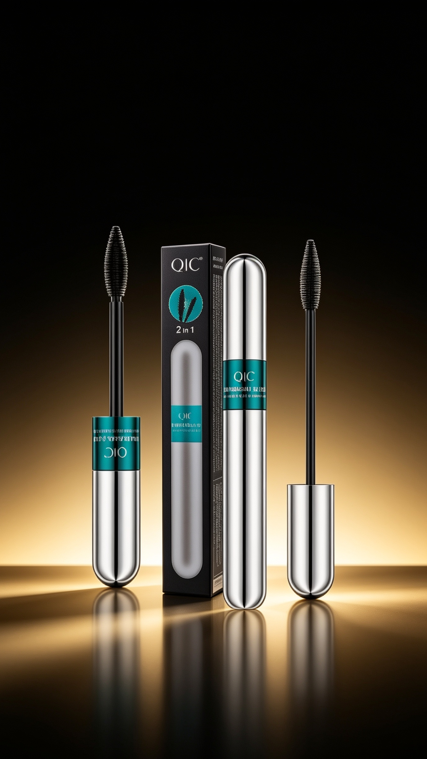 4D Silk Fiber Mascara for Lengthening & Thickening Lashes