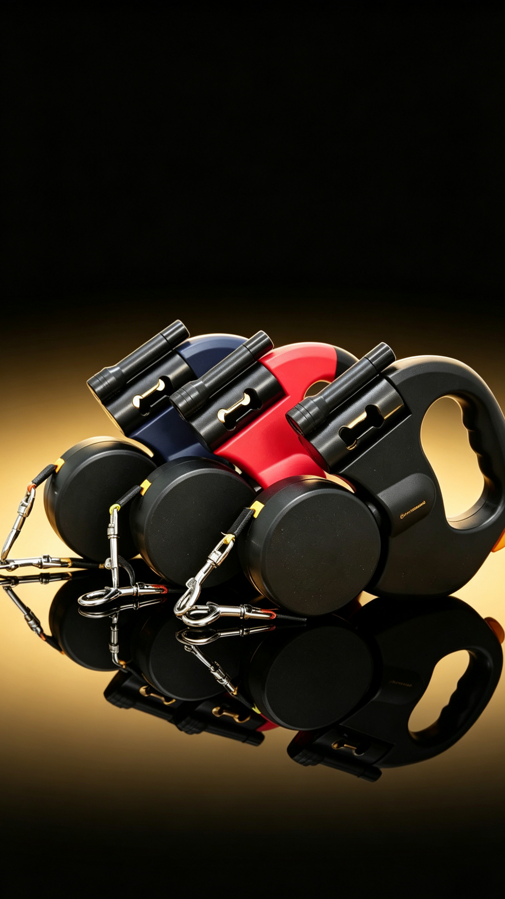 Auto Double Dog Leash