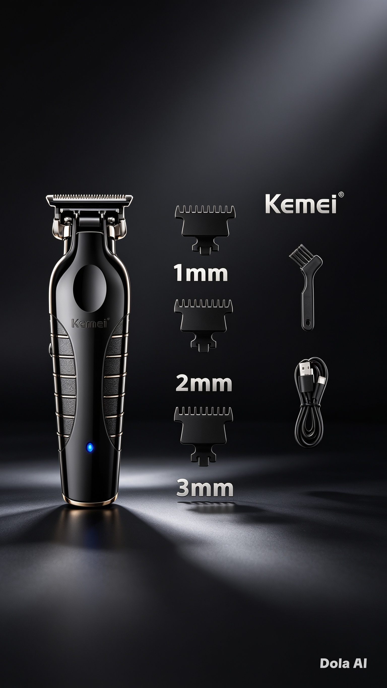 Kemei Professional Hair Clipper Set