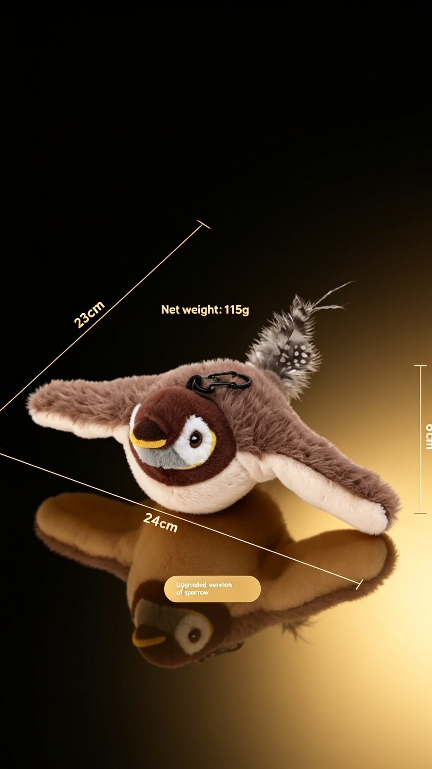 Flapping Bird Cat  Toy