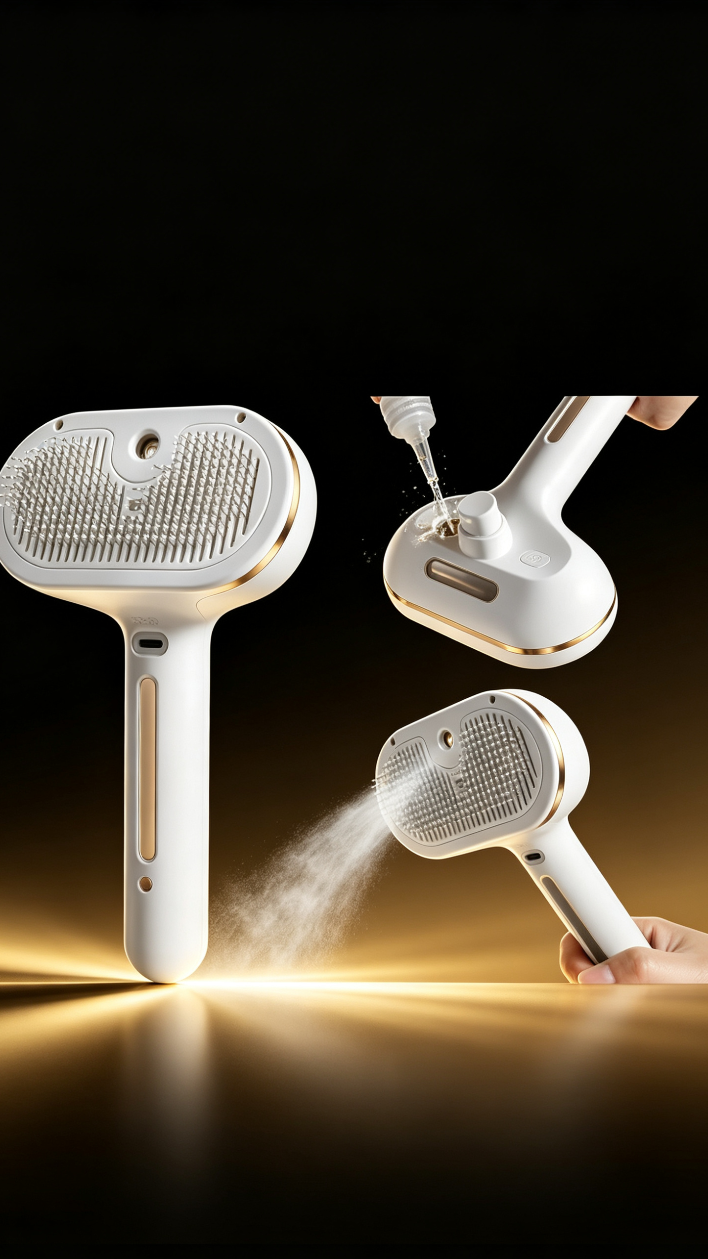 Pet Hair Spray Brush