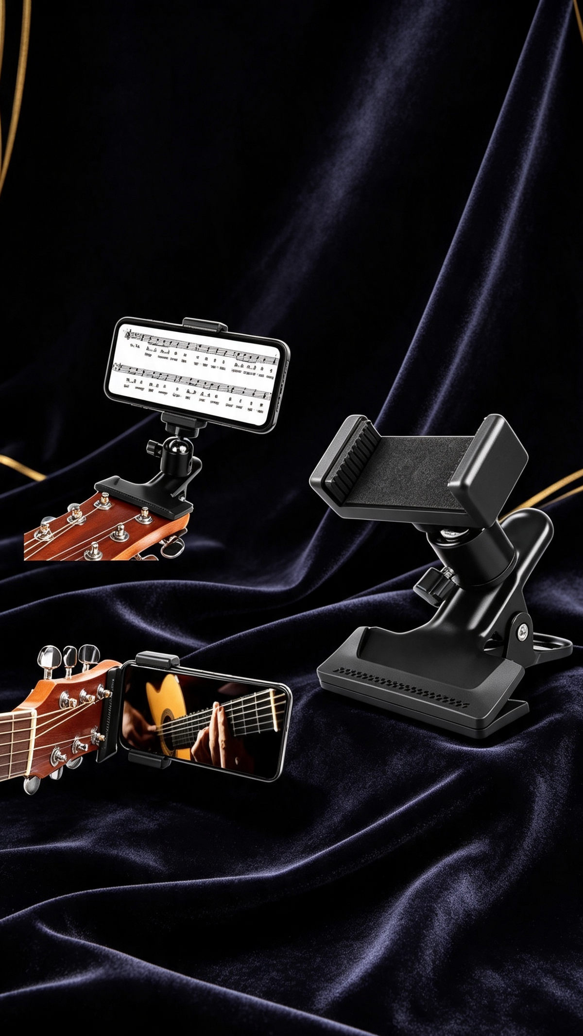 Phone Guitar Clip Stand